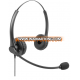 Microphone telephone double-ears , handfree headset for call center telecommunication , multiple wired earphone