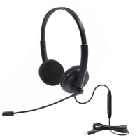 CE&RoHs High Quality Binaural Office USB Call Center PC Headset With Microphone