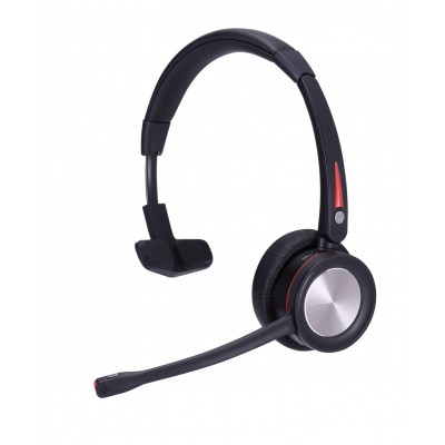 Wireless call center headset bluetooth headphone with noise cancelling microphone for call center connect to PC, Cellphones