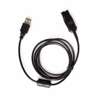 Hot selling DA95 USB QD quick disconnnecting adapter cable compatible with Plantronics QD headsets for call center