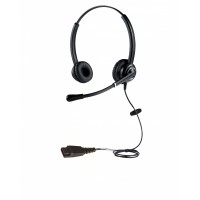 High quality noise cancelling  binaural Call center headset with plantronics or Jabra QD connector