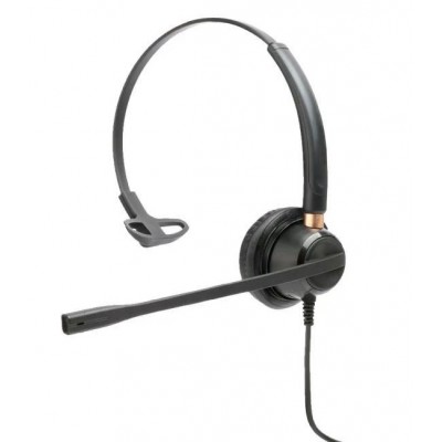 High quality monaural Call center headset with PLT QD connector